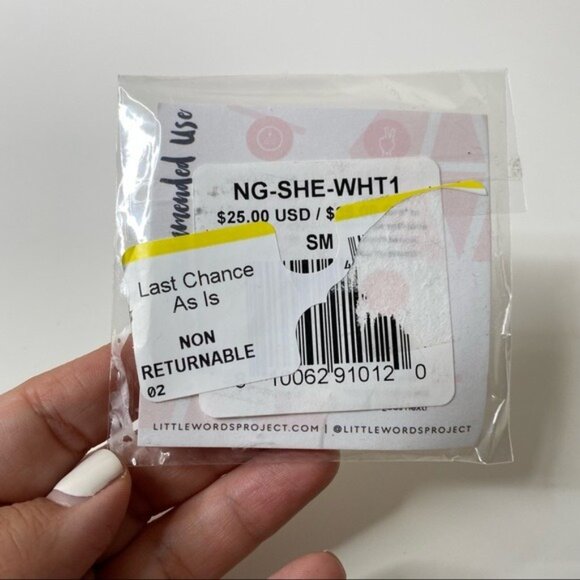 NWT Little Words Project She/Her Beaded Stretch Bracelet - Picture 3 of 4